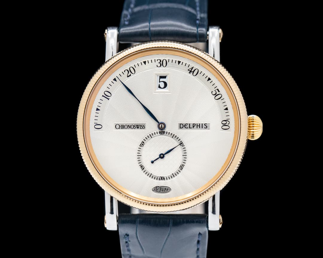 Chronoswiss Delphis Jump Hour Retrograde Minutes SS / 18k Full Set