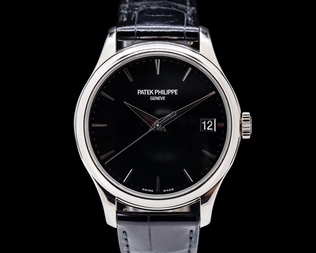 Patek Philippe Calatrava 5227G Automatic 18K White Gold Black Dial 