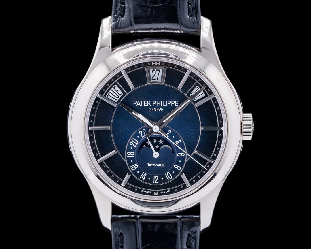 Patek Philippe Annual Calendar 5205G-013 Blue Dial "TIFFANY & CO" 18K White Gold 