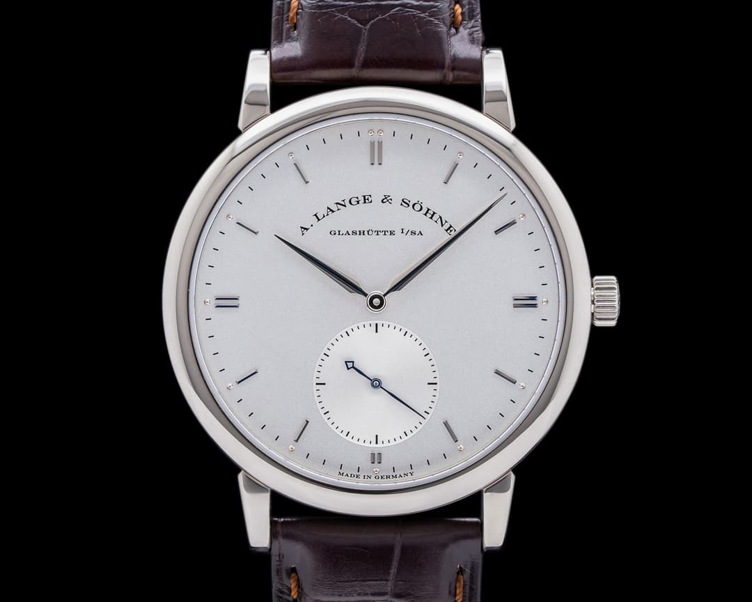 A. Lange and Sohne Grand Saxonia 307.026 Automatik 18K White Gold