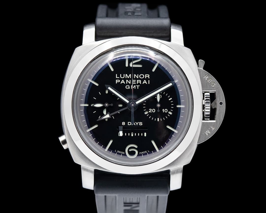 Panerai Luminor 1950 Chrono Monopulsante 8 Days GMT COMPLETE