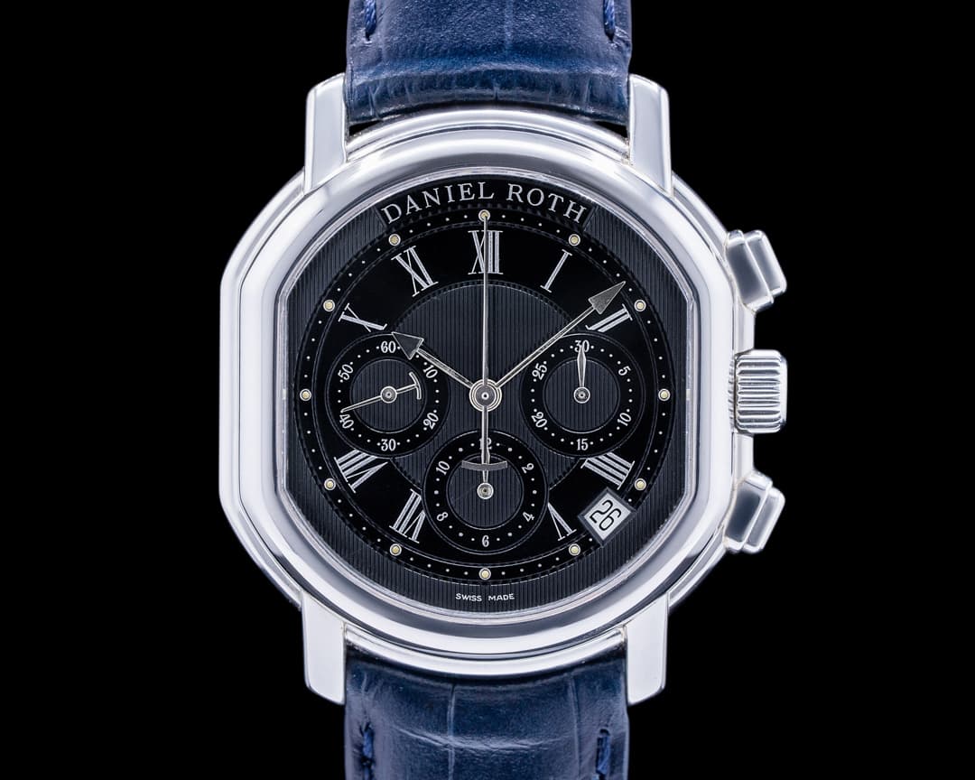 Daniel Roth Masters Chronograph Automatic Black Dial SS S247