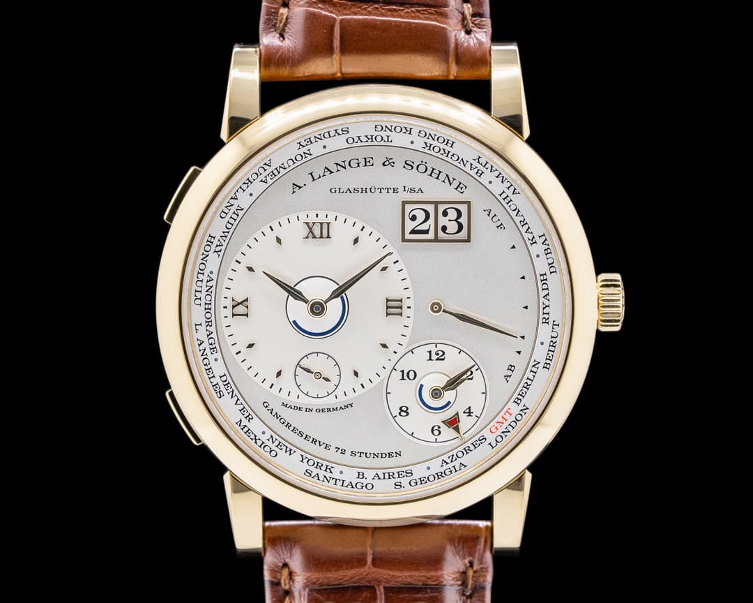 A. Lange and Sohne Lange 1 Time Zone 136.021 18K Yellow Gold Limited Edition 2023