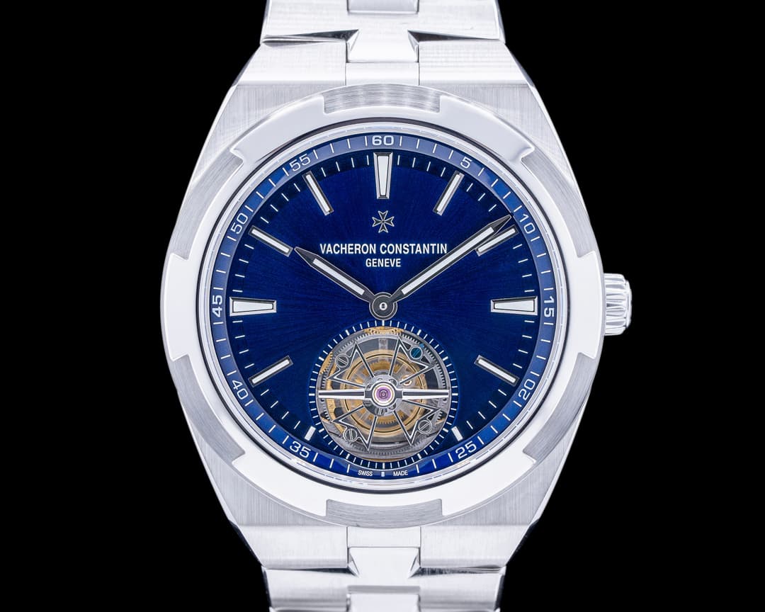 Vacheron Constantin Overseas 6000V/110A Tourbillon SS Blue Dial