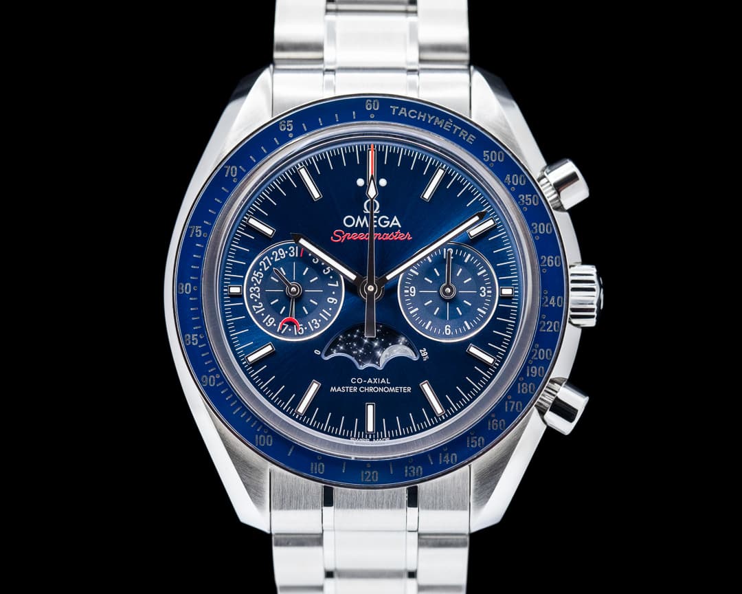 Omega Speedmaster Automatic Moon Blue Dial