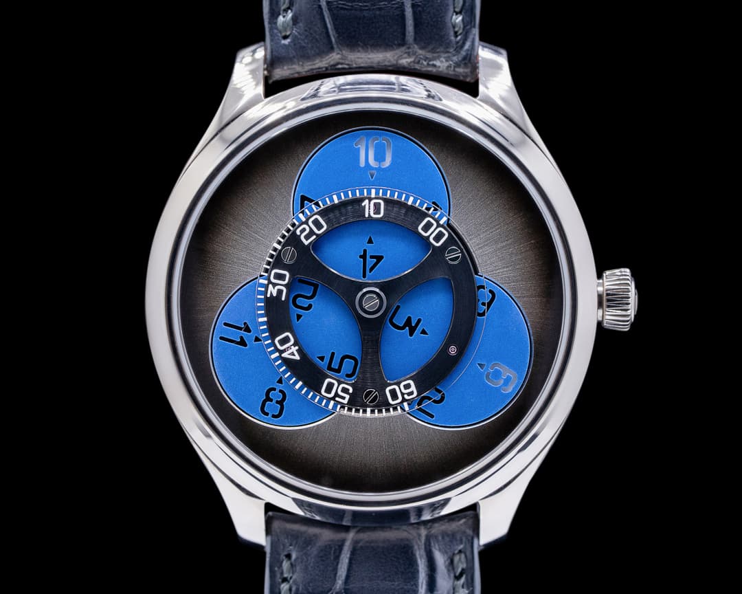 H. Moser and Cie. Endeavour Flying Hours Limited Edition 18K White Gold 