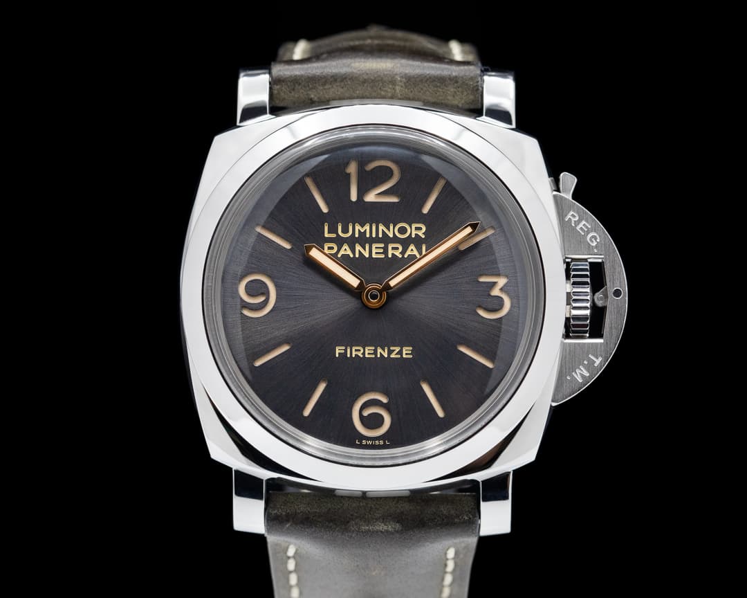 Panerai Luminor 1950 3 Days Firenze Anthracite ACCIAIO 47MM Rare