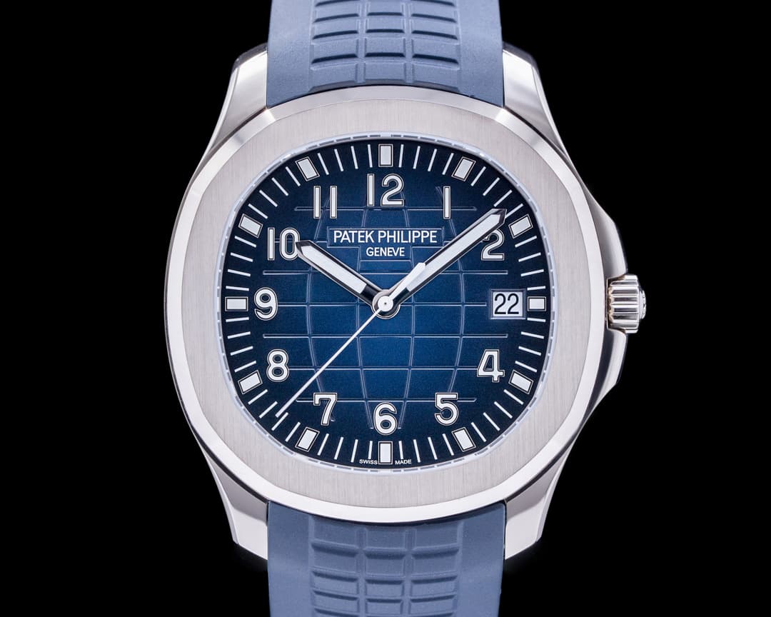 Patek Philippe Aquanaut 5168G 18K White Gold / Blue Dial