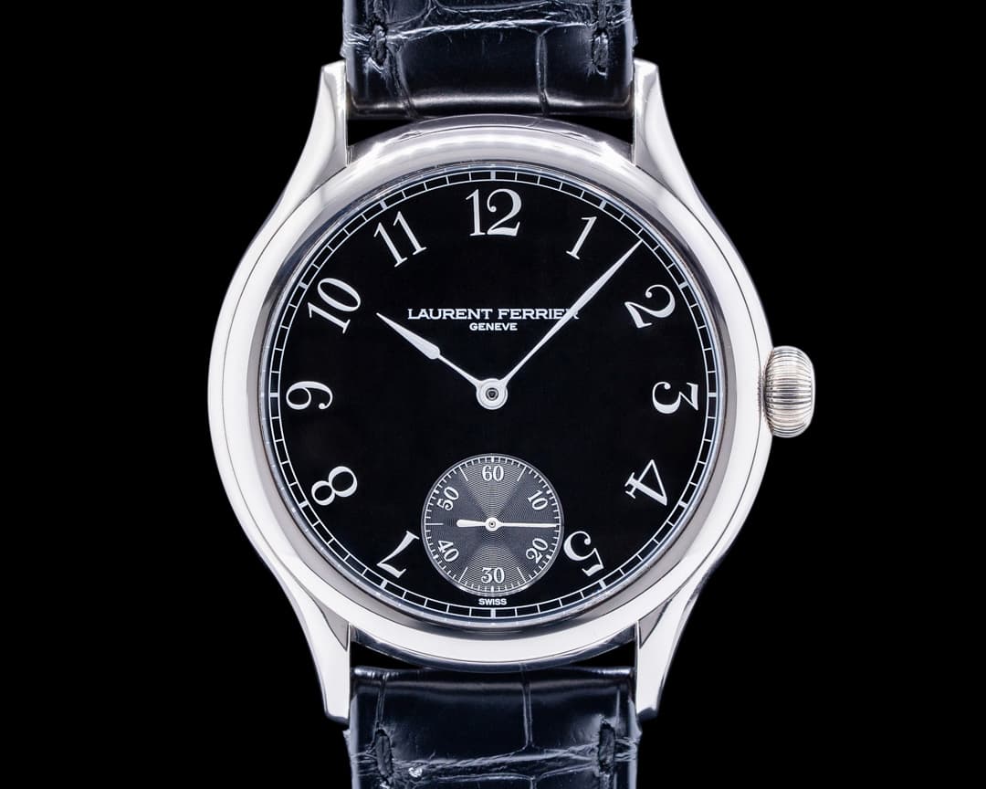 Laurent Ferrier Galet Micro Rotor WG Black Arabic Dial 