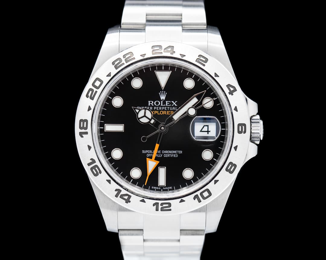 Rolex Explorer II Black Dial SS