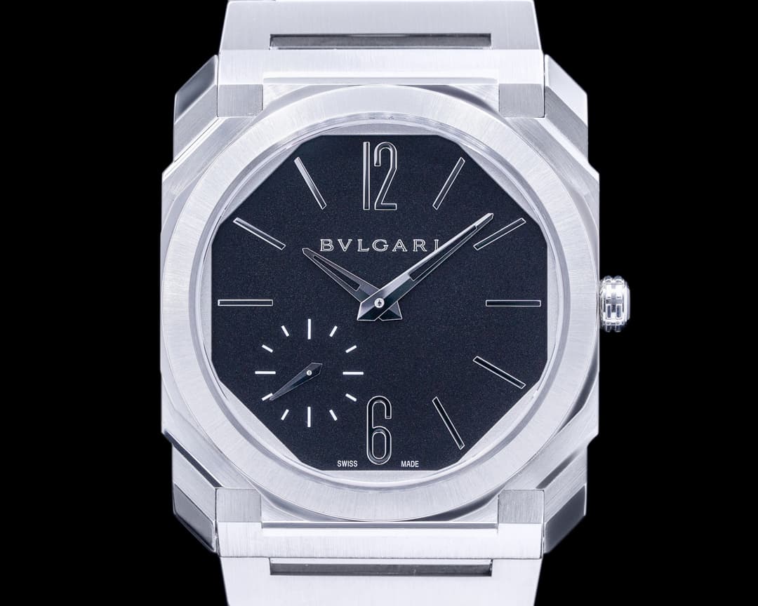 Bulgari Octo Finissimo Extra Thin SS Black Dail 40MM