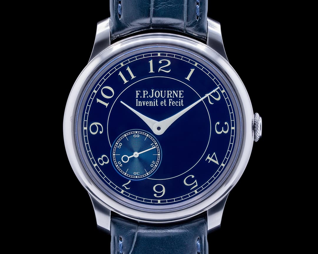 F. P. Journe Chronometre Bleu Tantalum Blue Dial