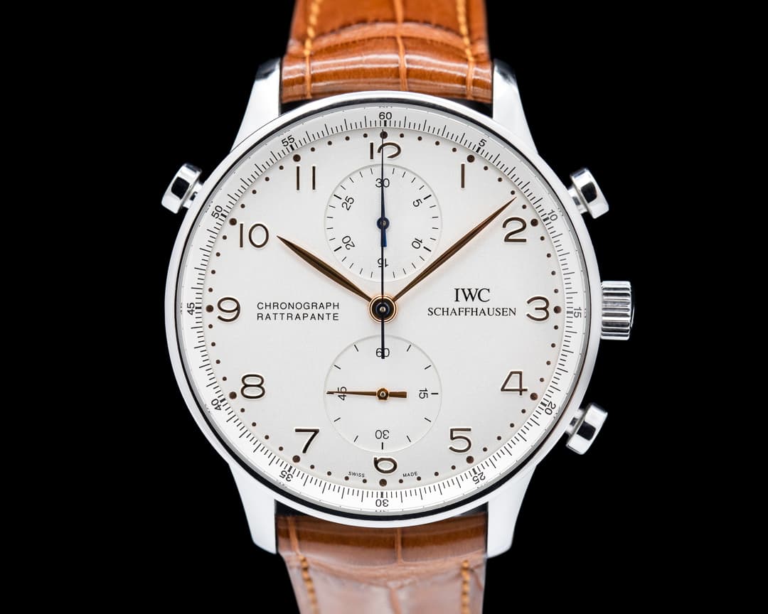 IWC Portuguese Chronograph Rattrapante SS COMPLETE