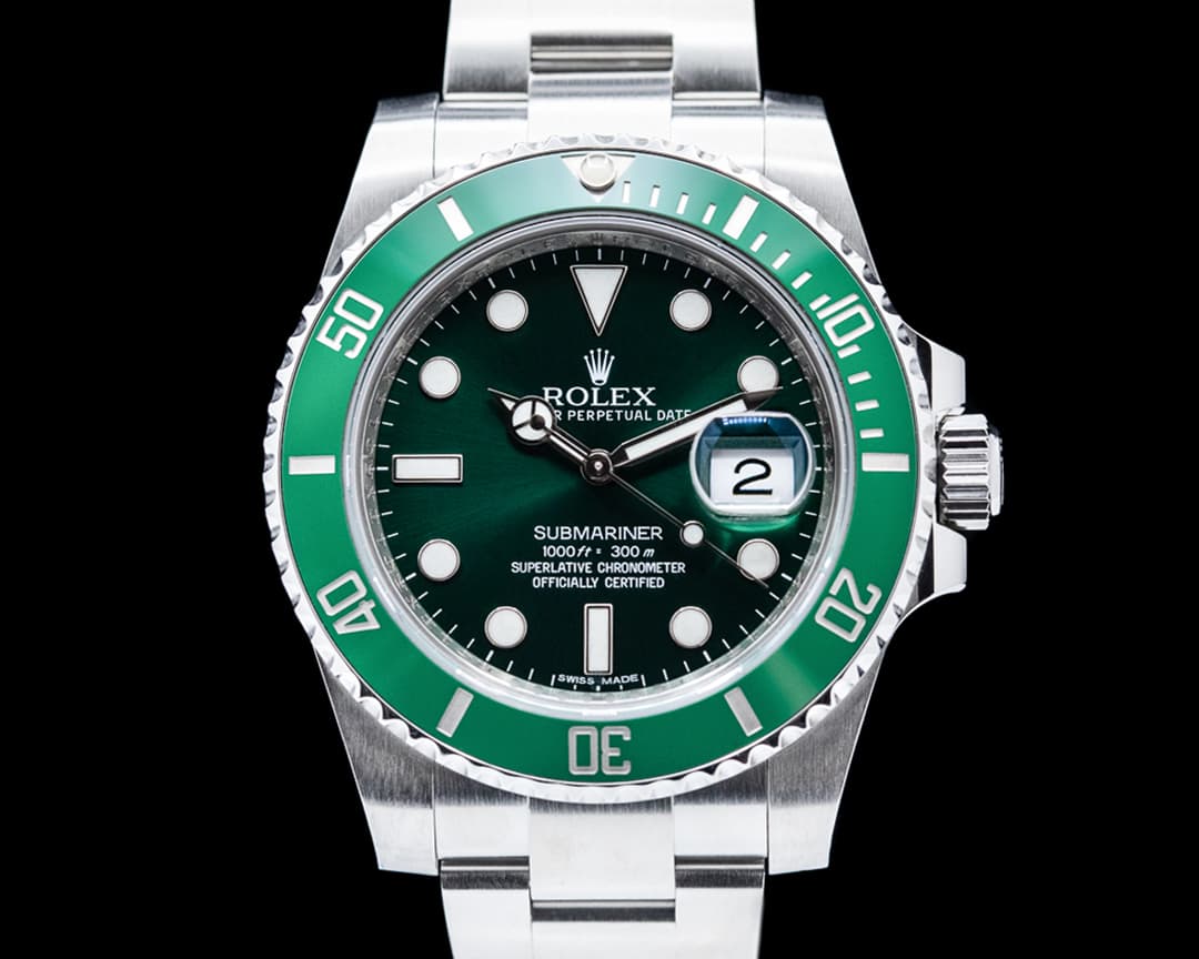 Rolex Submariner "Hulk" Green Ceramic Bezel Green Dial SS