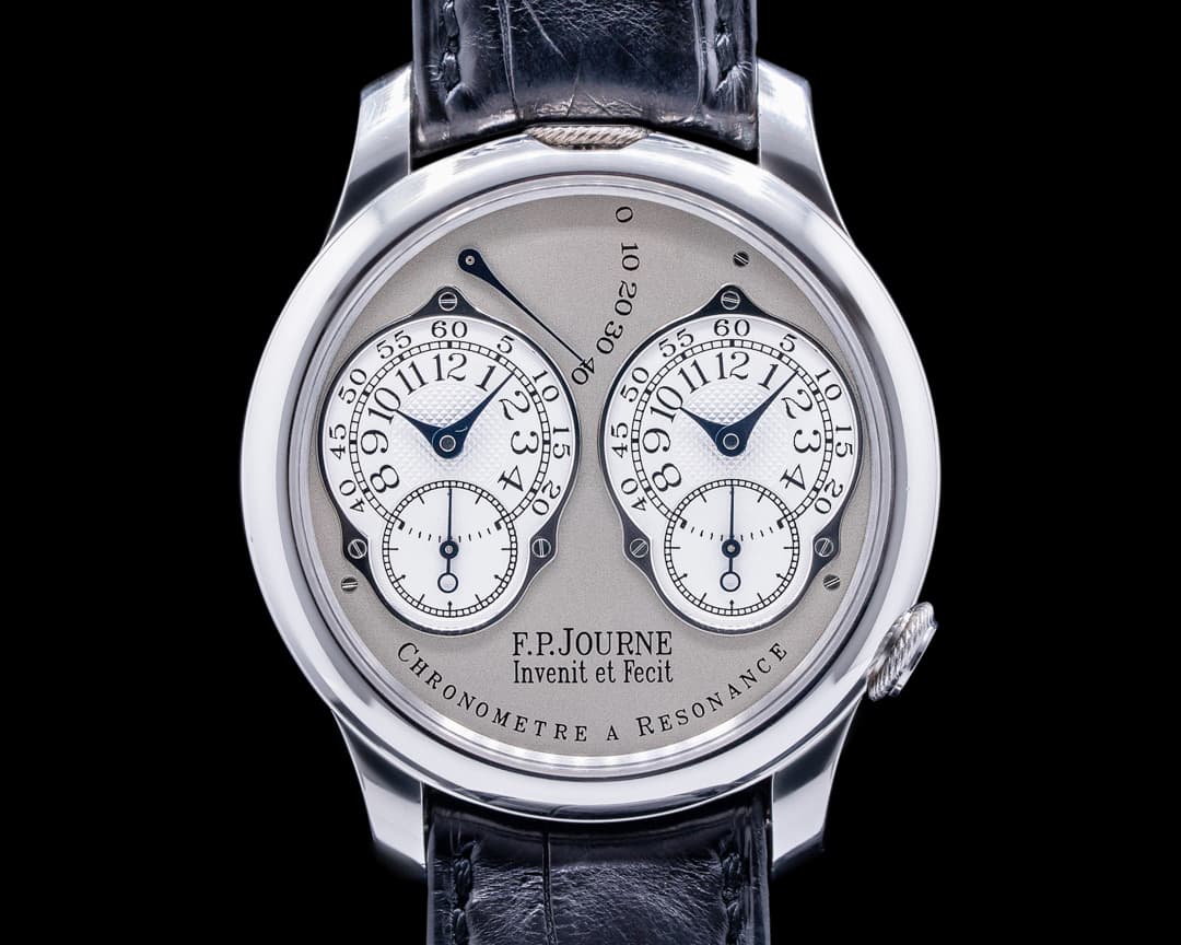 F. P. Journe Chronometre Resonance Platinum Silver Dial 40MM FULL SET