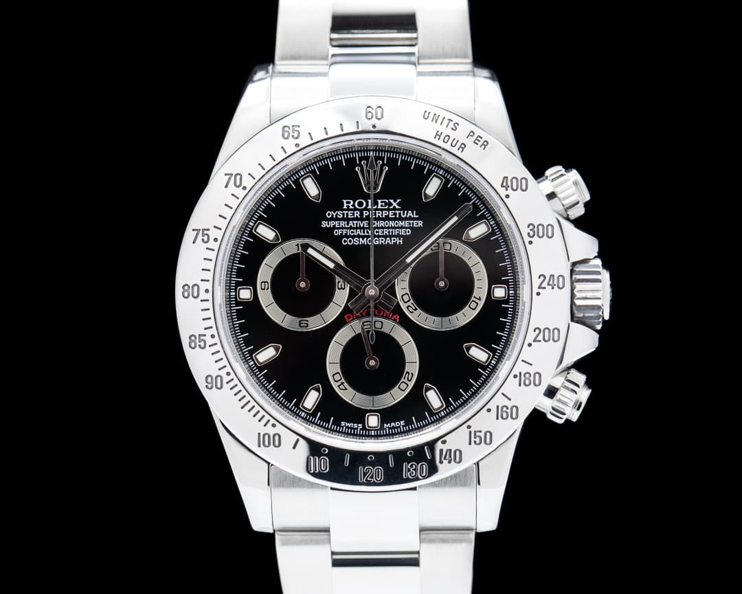 Rolex Daytona 116520 Black Dial SS FULL SET