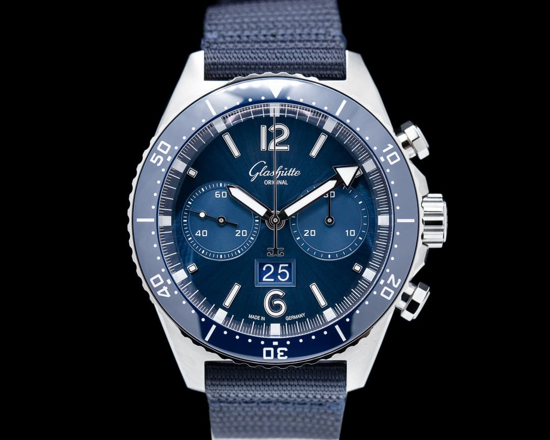 Glashutte Original SeaQ Blue Dial Chronograph SS 2023