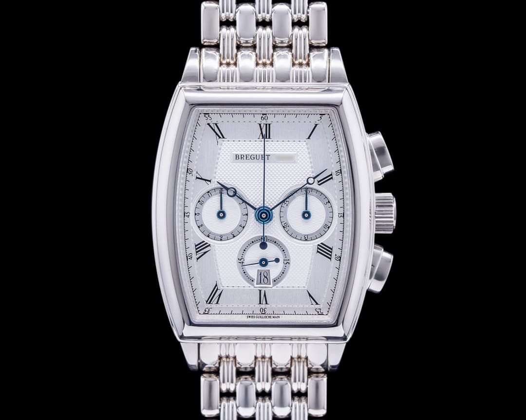 Breguet Heritage Chronograph 5460BB / 18K White Gold Bracelet 