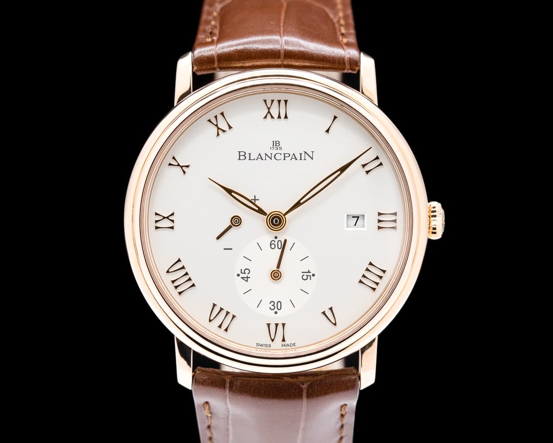 Blancpain Villeret Small Seconds Power Reserve 18k RG Manual Wind 40MM 