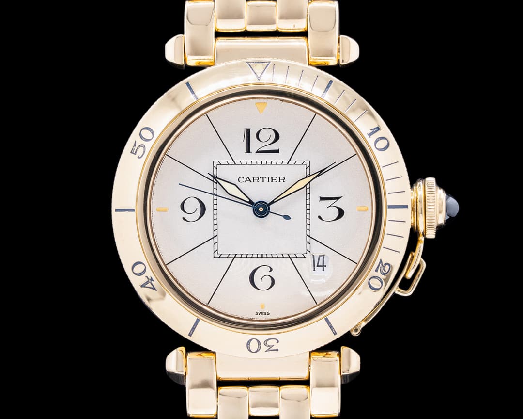 Cartier Pasha 42mm Automatic 18K Yellow Gold 