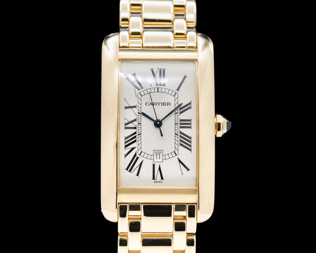 Cartier Americaine Tank XL 18K YG