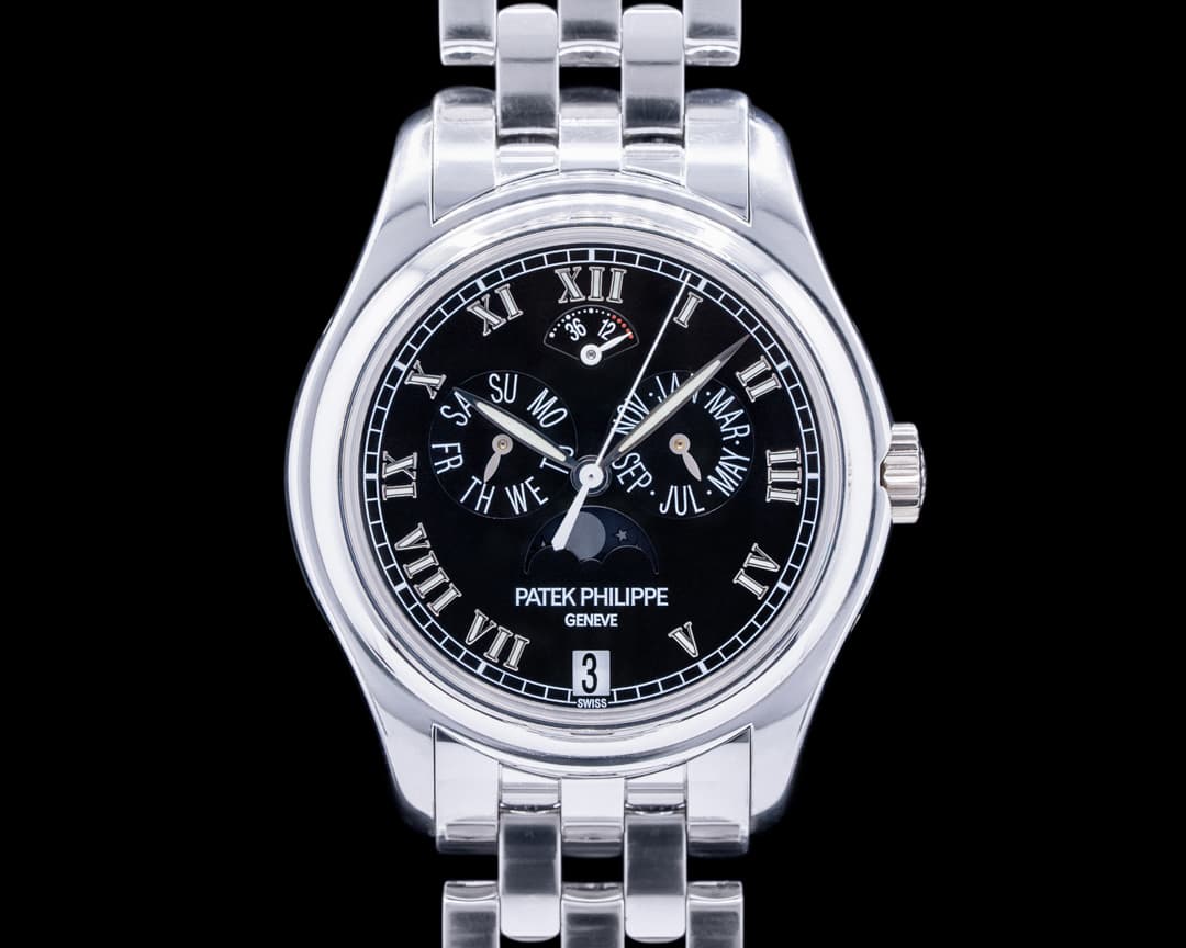 Patek Philippe Annual Calendar 5036/1G 18K White Gold / BLACK DIAL RARE