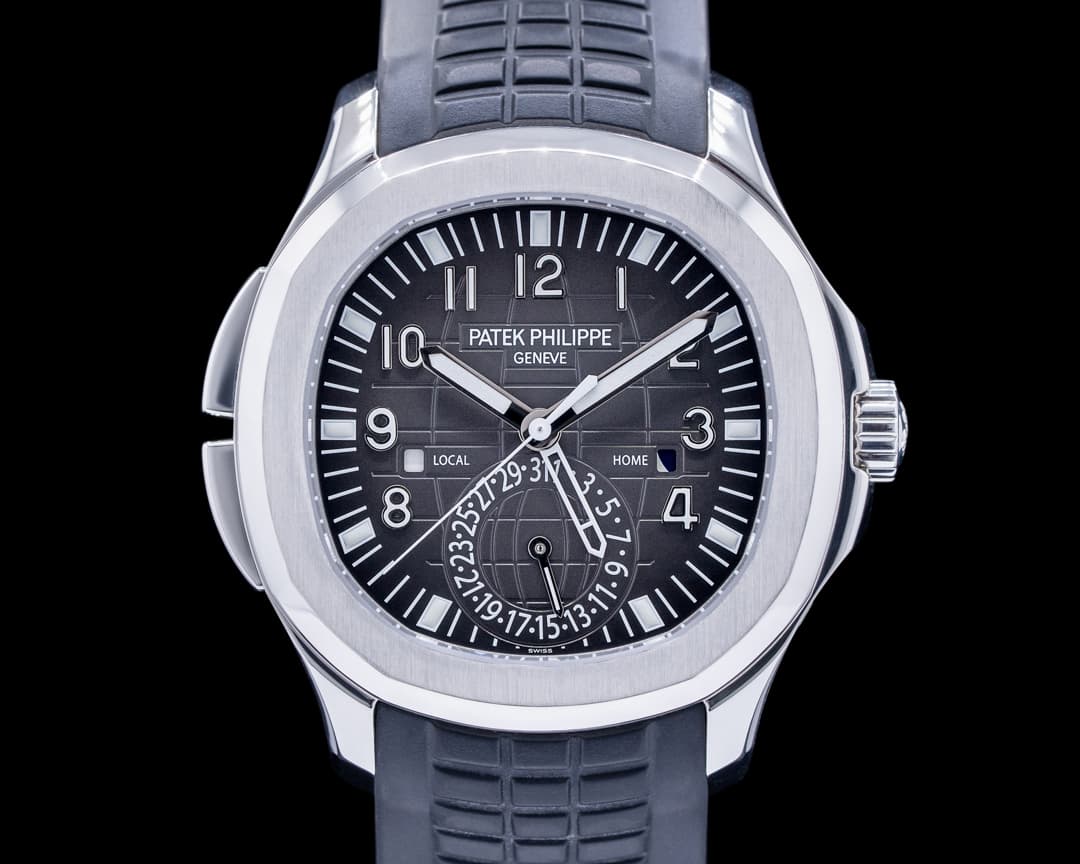 Patek Philippe Aquanaut 5164A Travel Time SS / Rubber