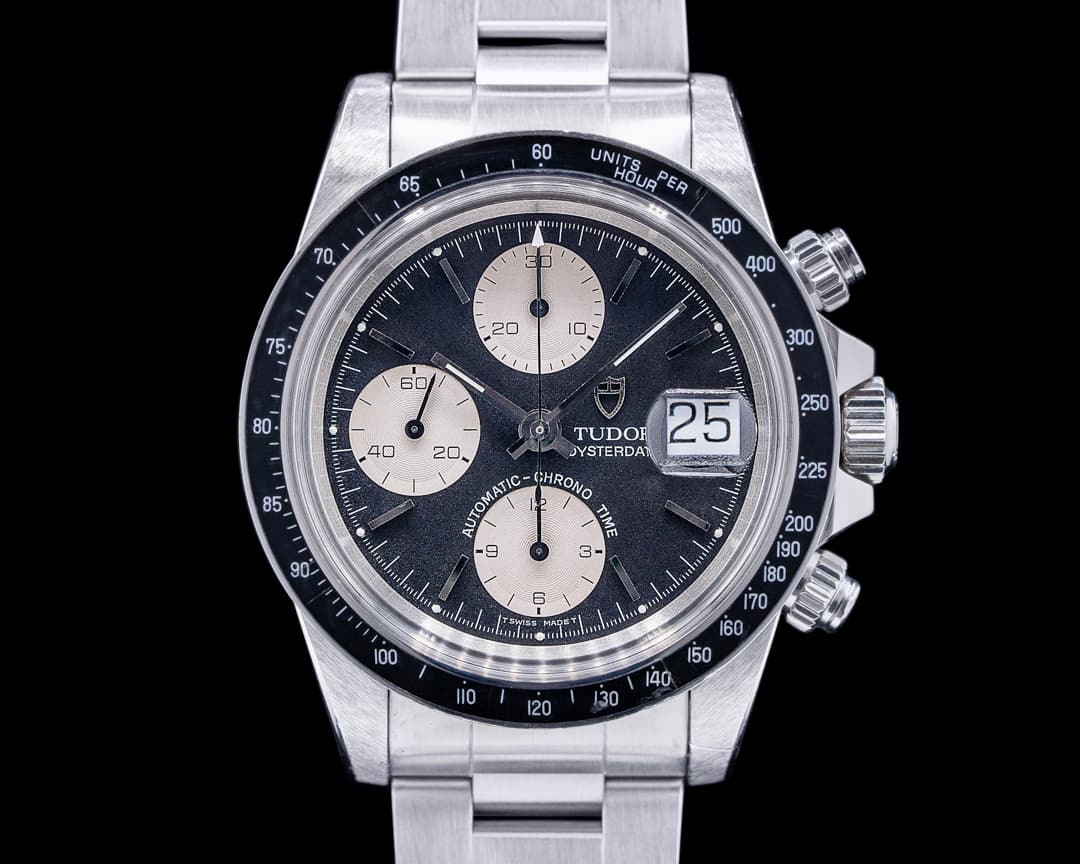 Tudor Tudor Oysterdate Chronograph "Big Block" SHARP Fixed Bezel RARE