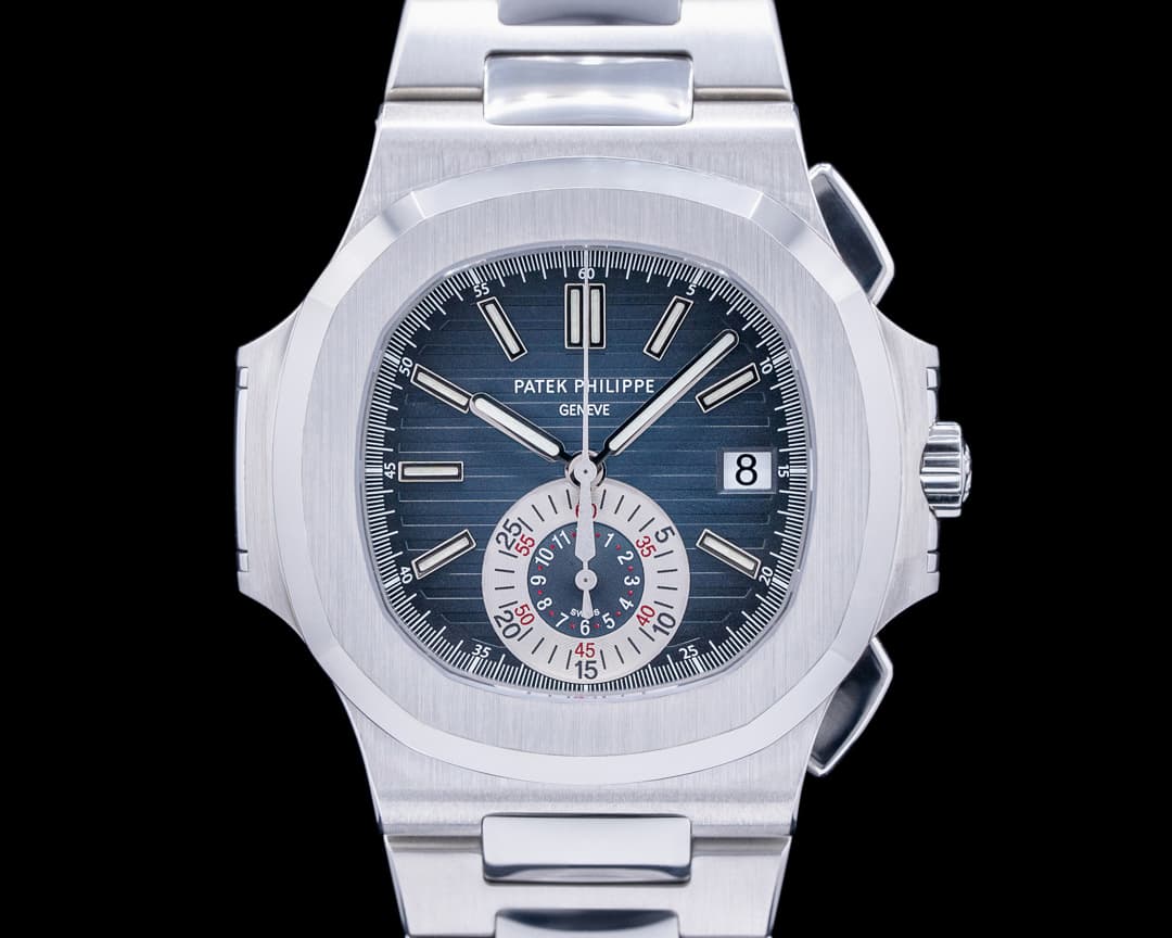 Patek Philippe Nautilus 5980/1A Chronograph SS Blue Dial
