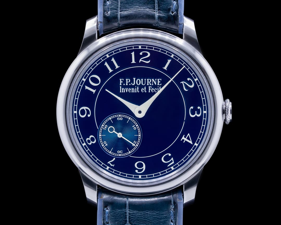 F. P. Journe Chronometre Bleu Tantalum Blue Dial 