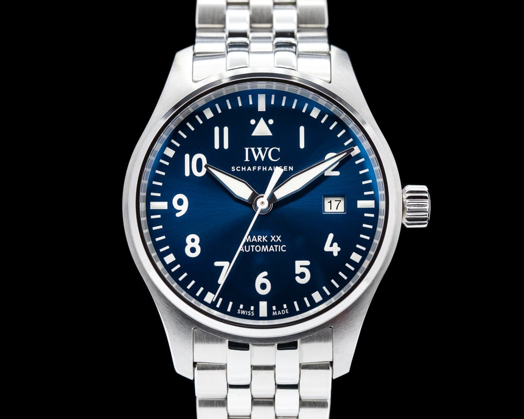 IWC Mark XX SS Bracelet Blue Dial 2023