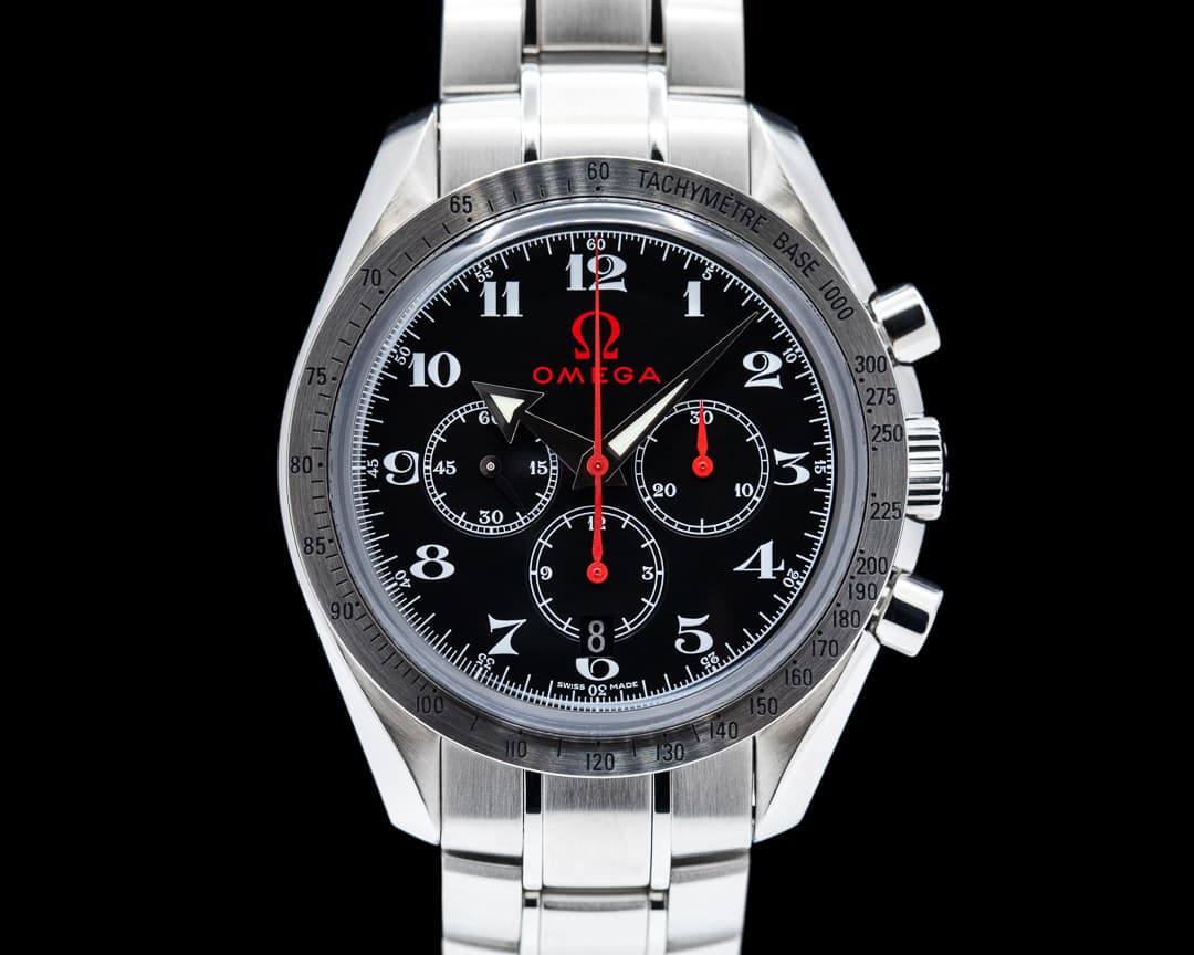 Omega Olympic Speedmaster Broad Arrow Black Dial SS