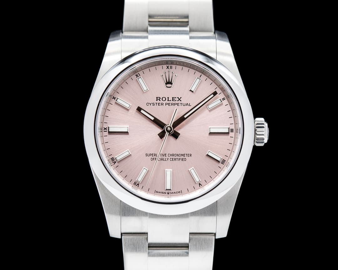 Rolex Oyster Perpetual 124200 34mm SS / Pink Dial 2022 