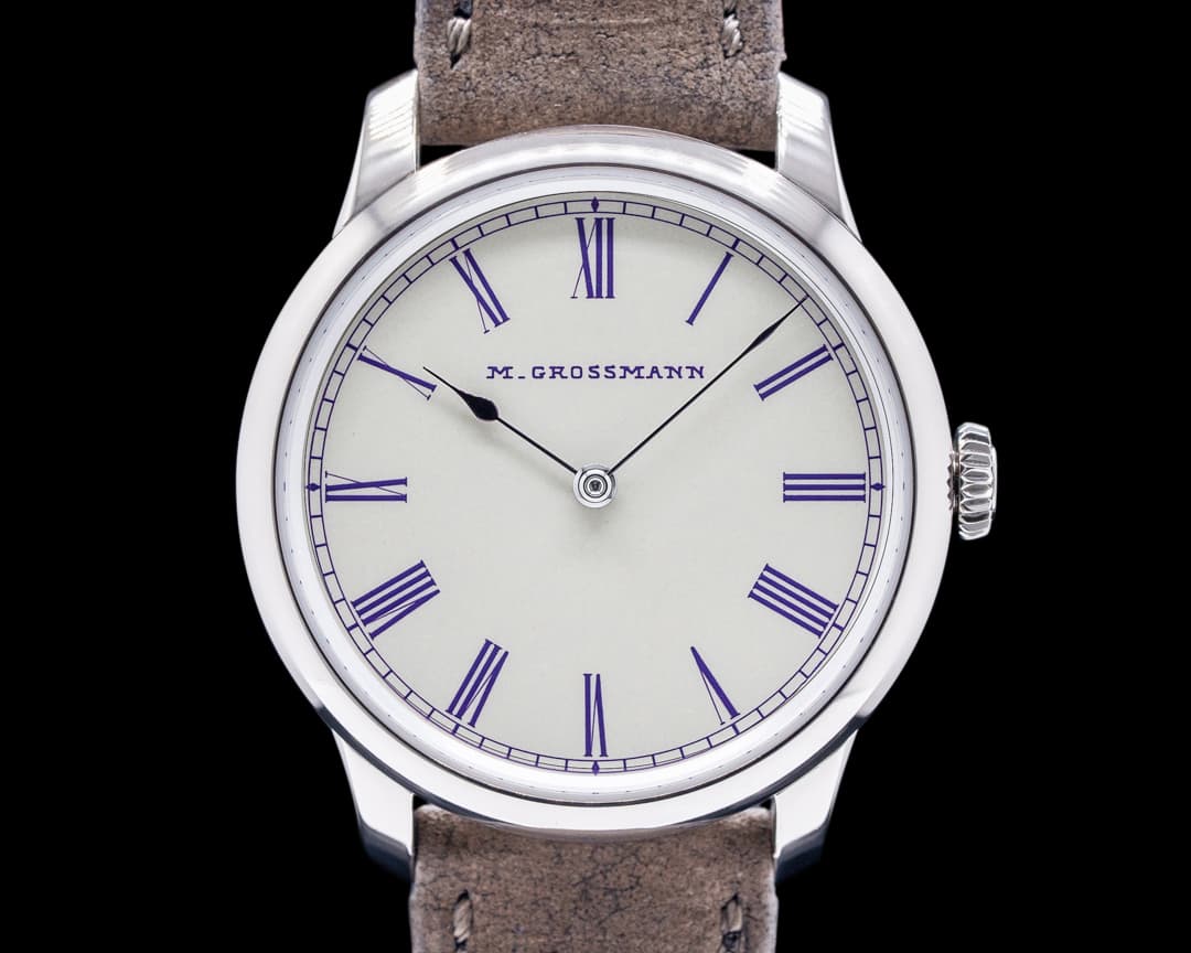 Moritz Grossmann Tefnut 36MM White Gold Enamel Dial PIECE UNIQUE 