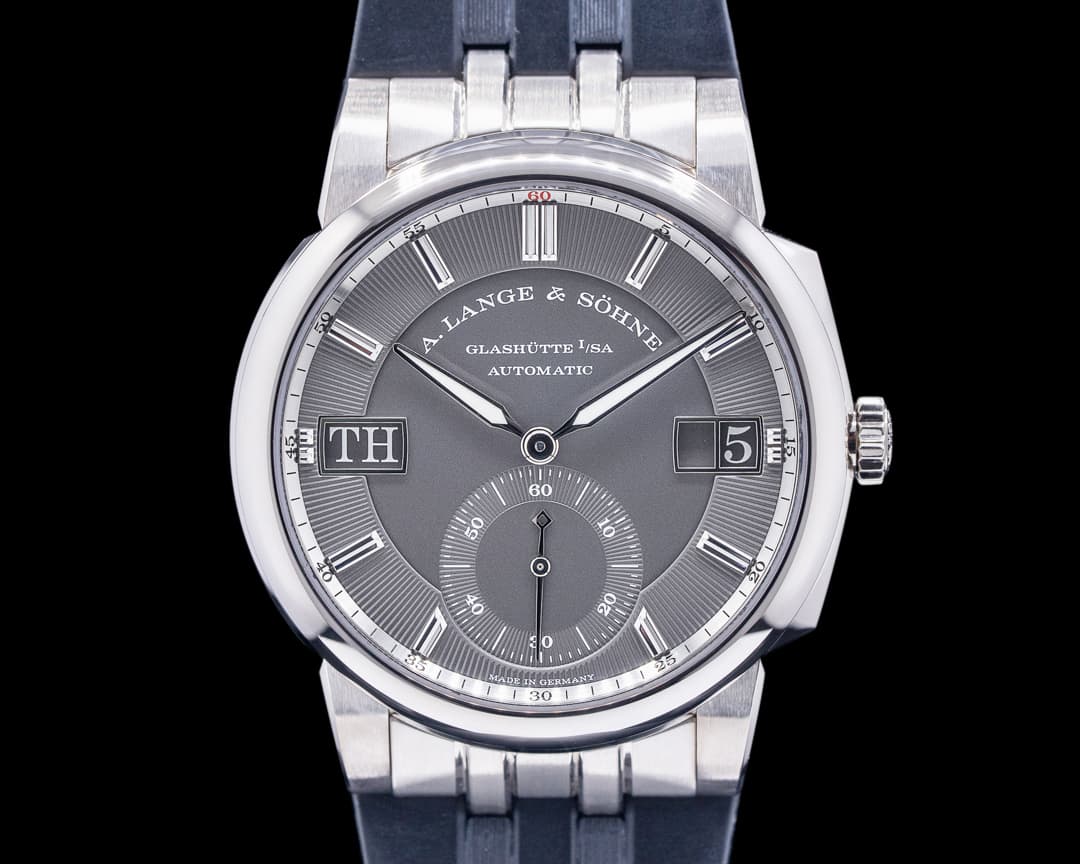A. Lange and Sohne Odysseus 363.068 18K White Gold Grey Dial / Rubber
