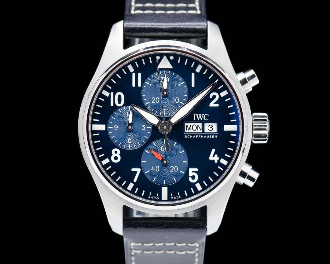 IWC Pilot's Watch Chronograph 41mm SS Blue dial