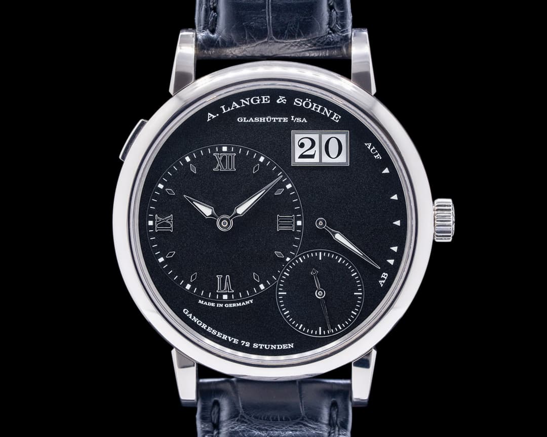 A. Lange and Sohne Grand Lange 1 117.028 Black Dial 
