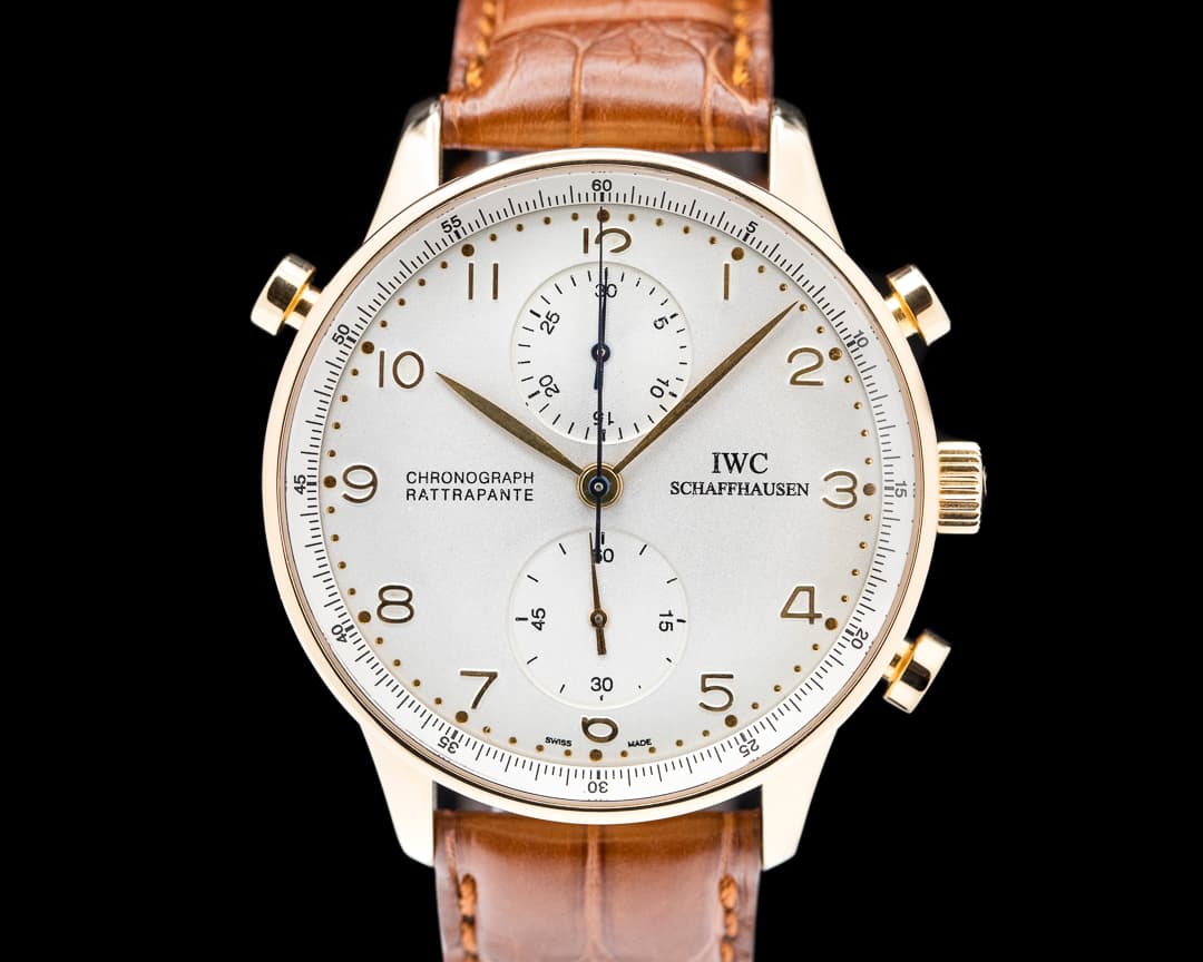 IWC Portuguese Chronograph Split Second 18K Rose Gold