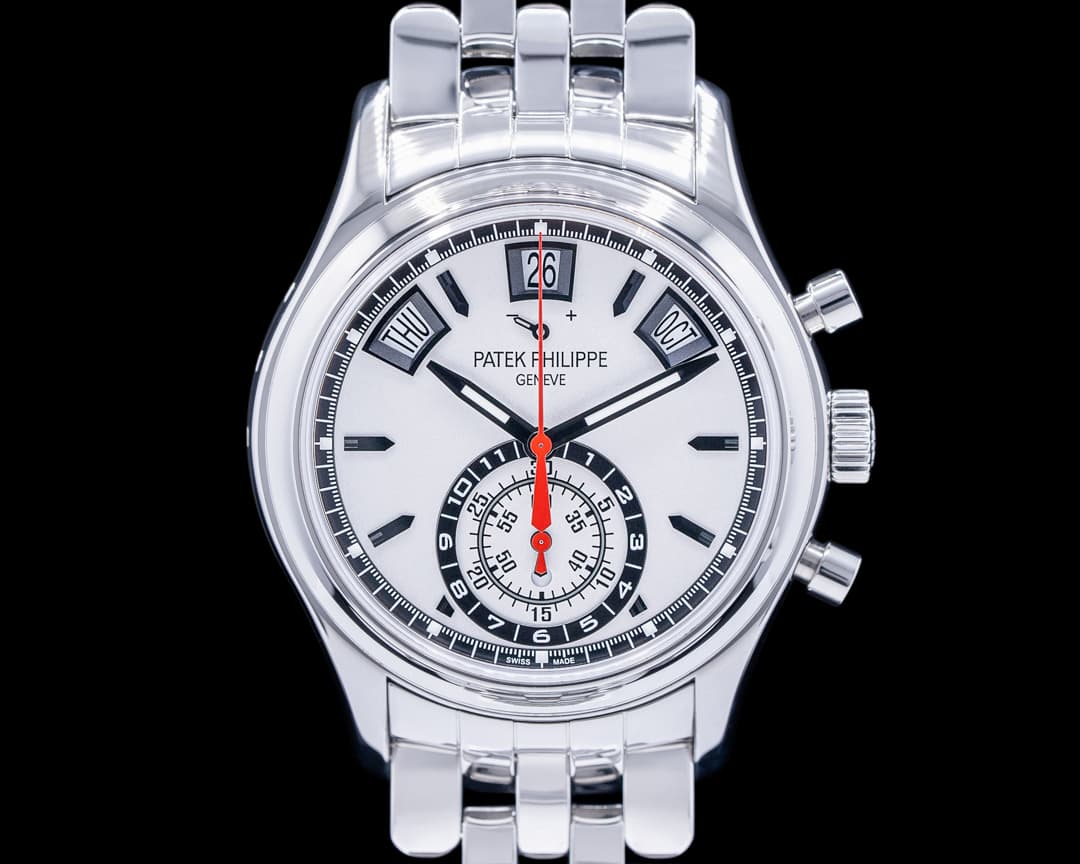 Patek Philippe Annual Calendar 5960 Chronograph SS Silver Dial