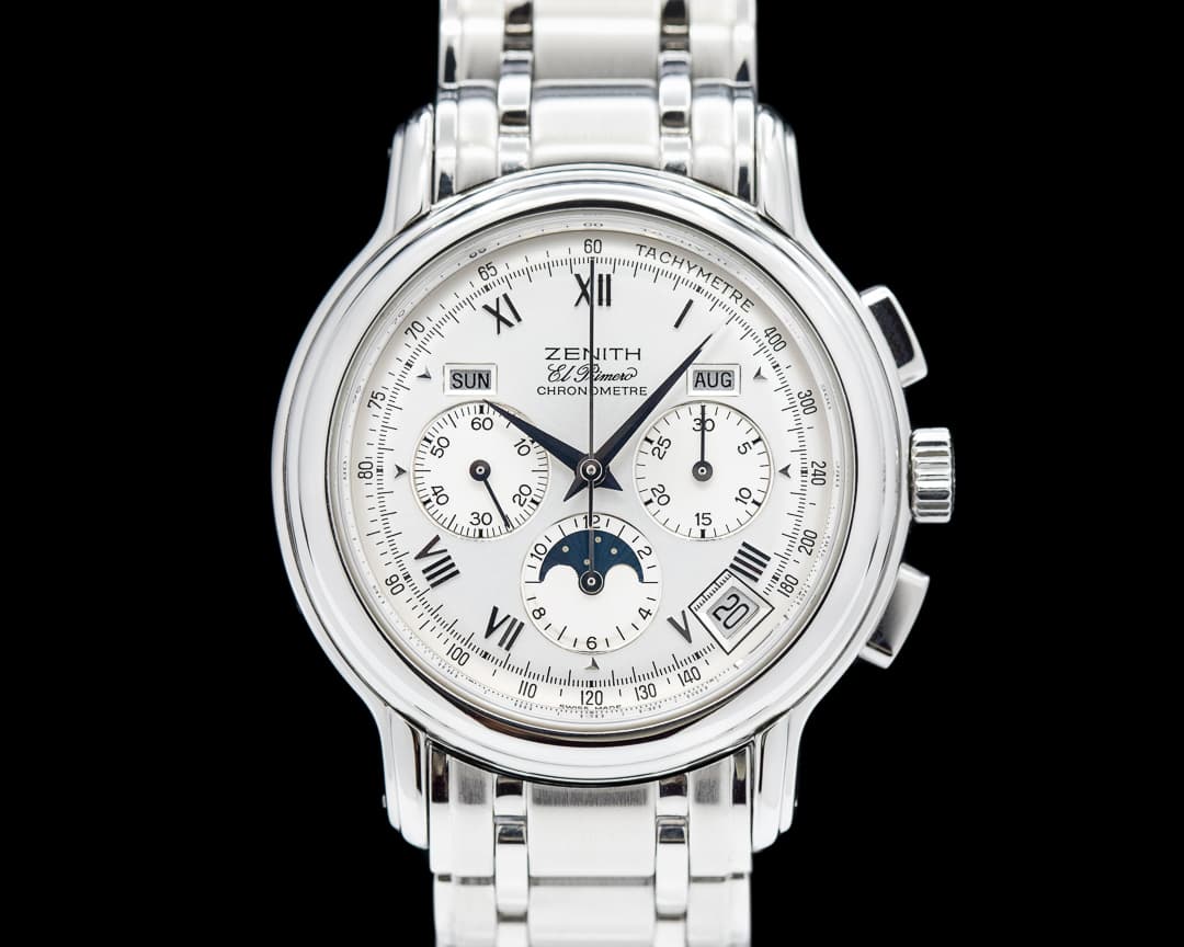Zenith Chronomaster T El Primero Moon Silver Dial SS 