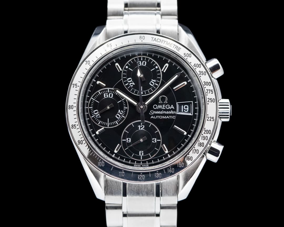 Omega Speedmaster Chronograph Black Dial SS