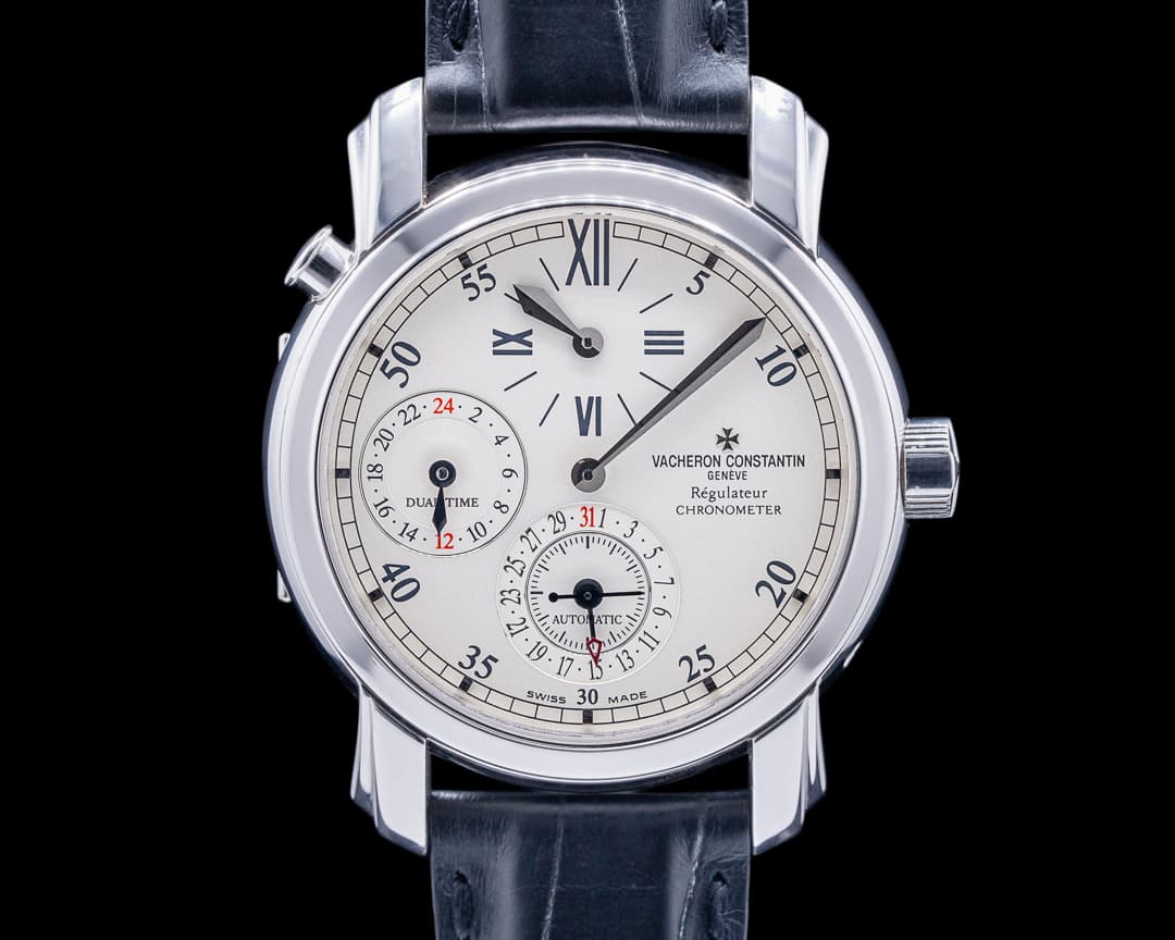 Vacheron Constantin Malte Dual Time Regulator 18K White Gold