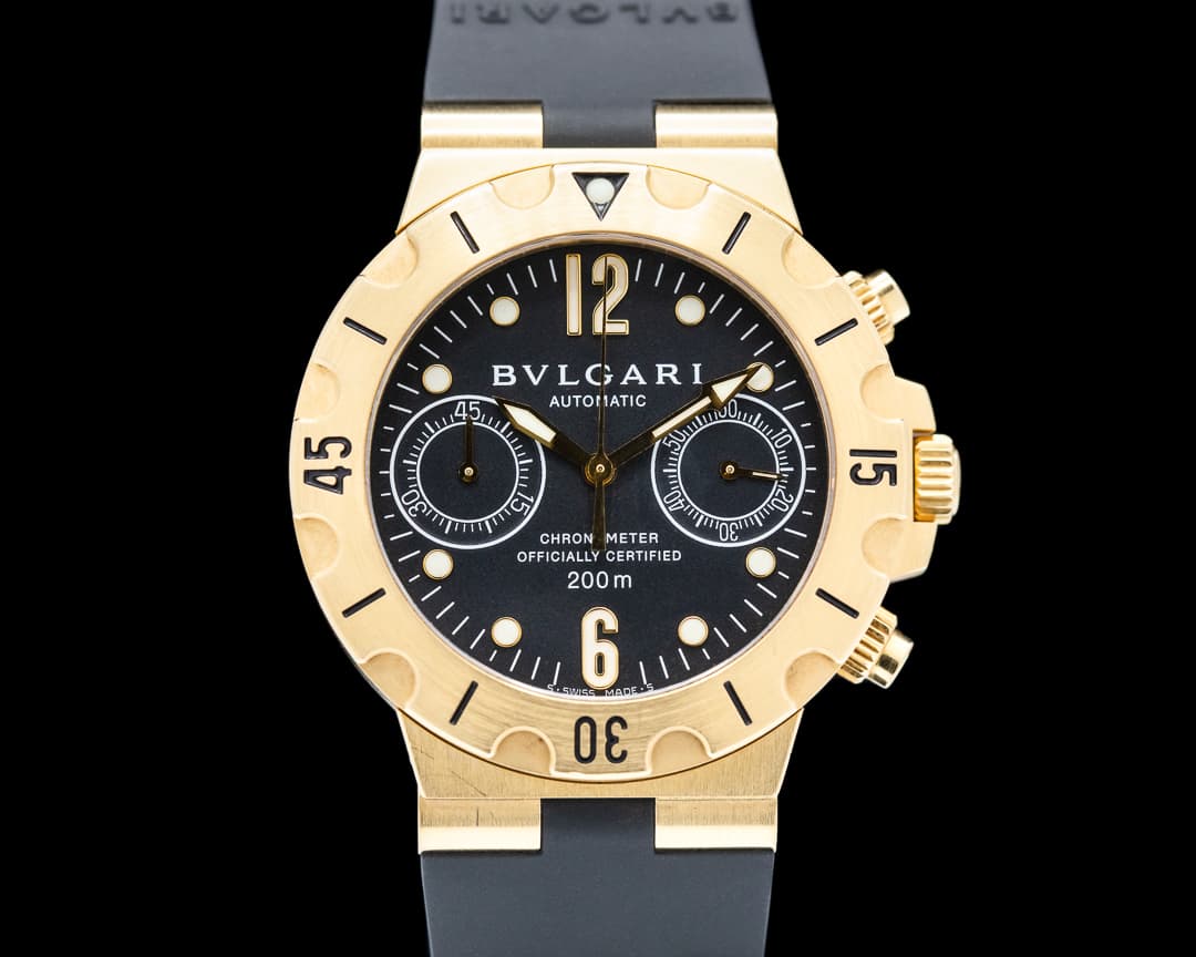 Bulgari Diagono Scuba Chronograph 18K YG 