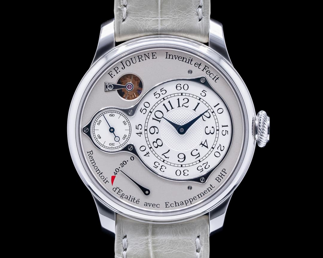 F. P. Journe Chronometre Optimum Platinum / White Gold Dial 40MM FULL SET 
