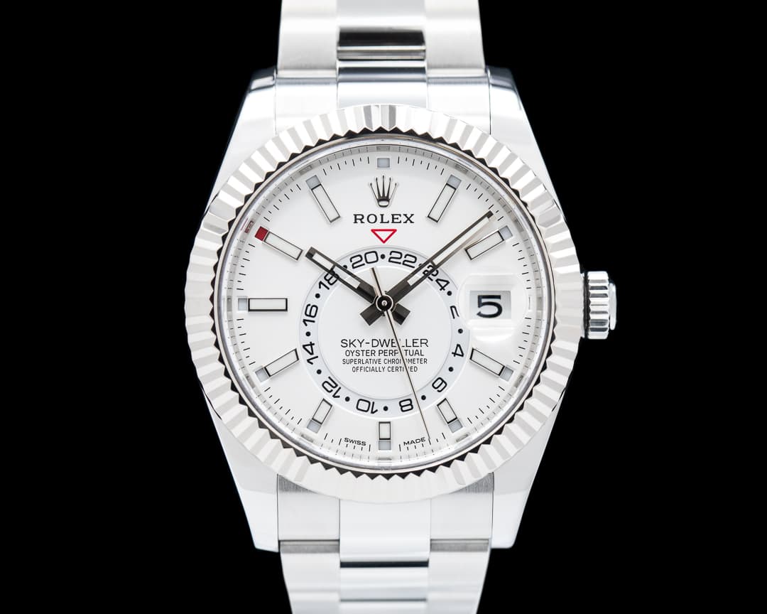 Rolex Sky Dweller Steel White Dial SS Oyster bracelet 2020