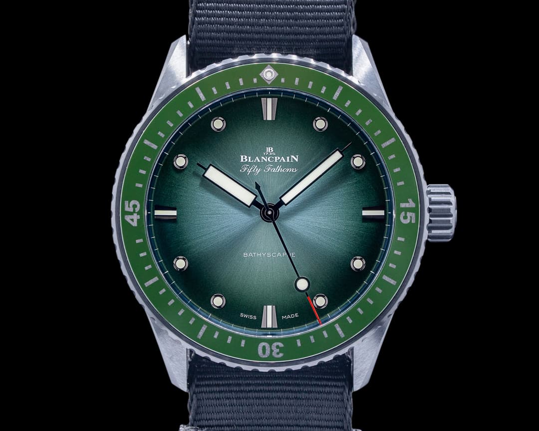 Blancpain Fifty Fathoms Bathyscaphe Mokarran Tropical Green Dial Limited 2020