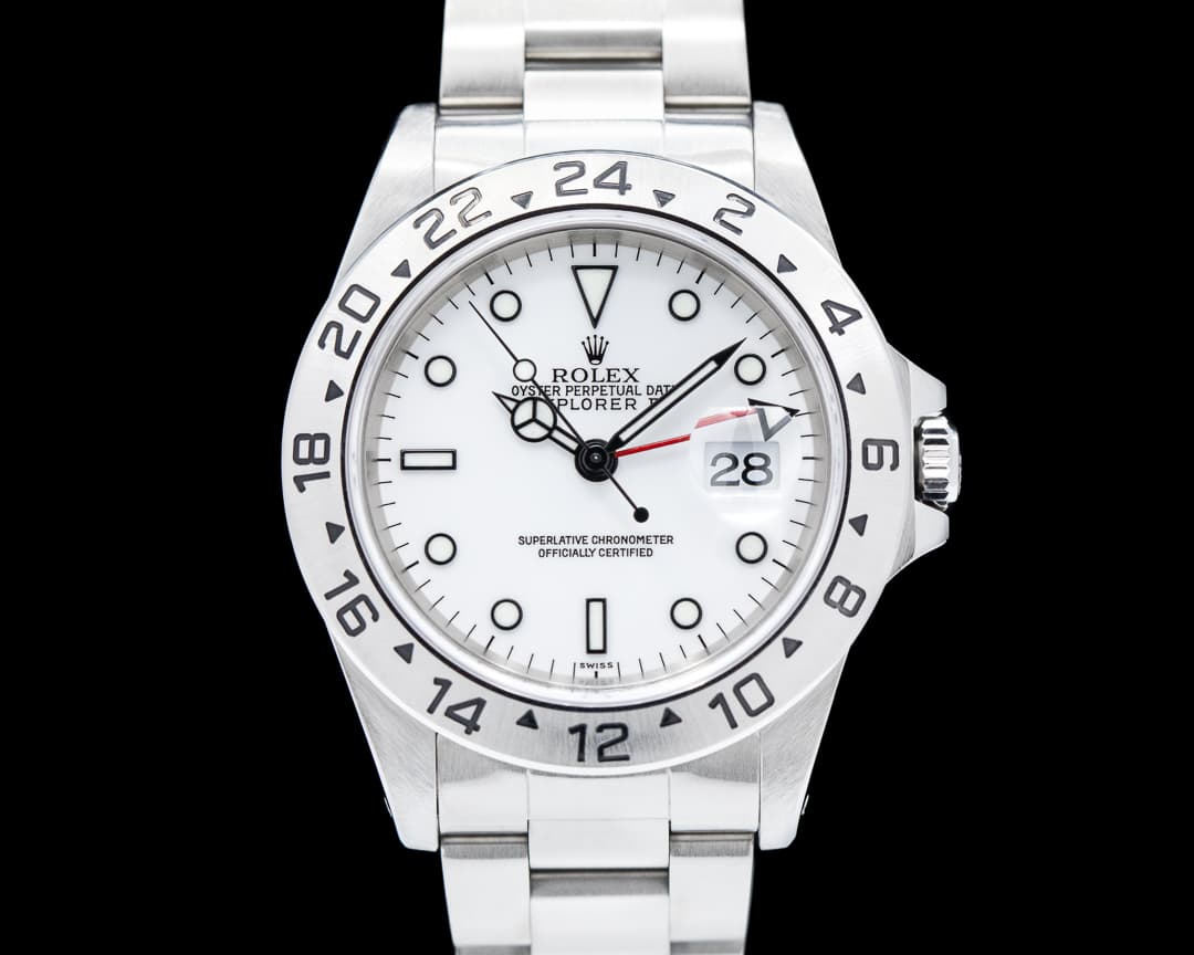 Rolex Explorer II SS White Dial 16570 "Swiss Only"