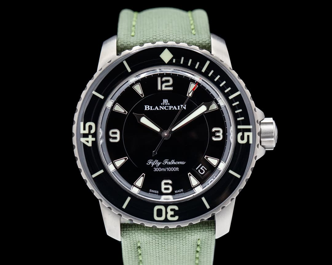 Blancpain Fifty Fathoms / Black Dial Titanium