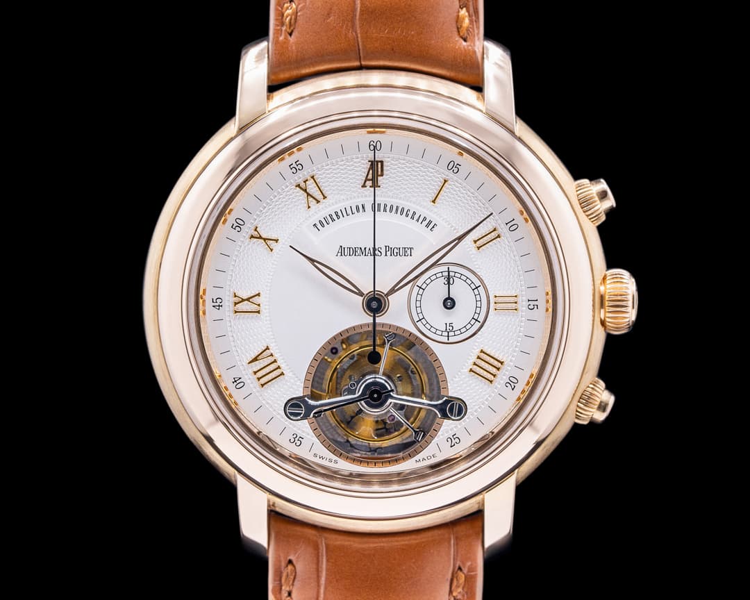 Audemars Piguet Jules Audemars Tourbillon Chronograph 18k Rose Gold 