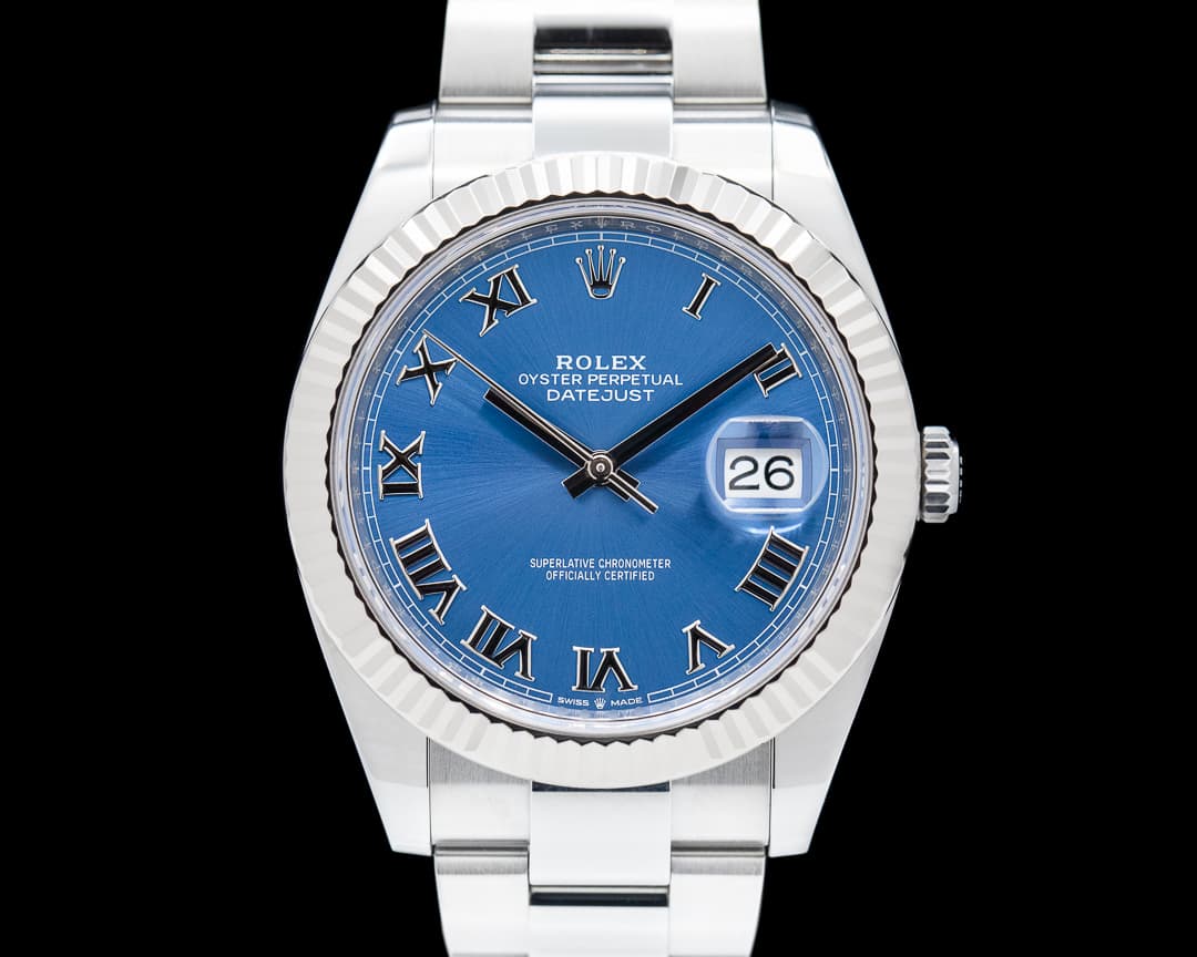 Rolex Datejust 41 Blue Roman Numerals SS / SS 2022